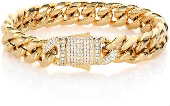 BowLift | AURELIUS – 18K Gold Plated Cuban Link Bracelet for Men