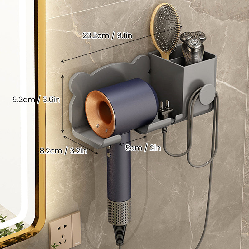 BowLift | Bathroom Hair Dryer Holder