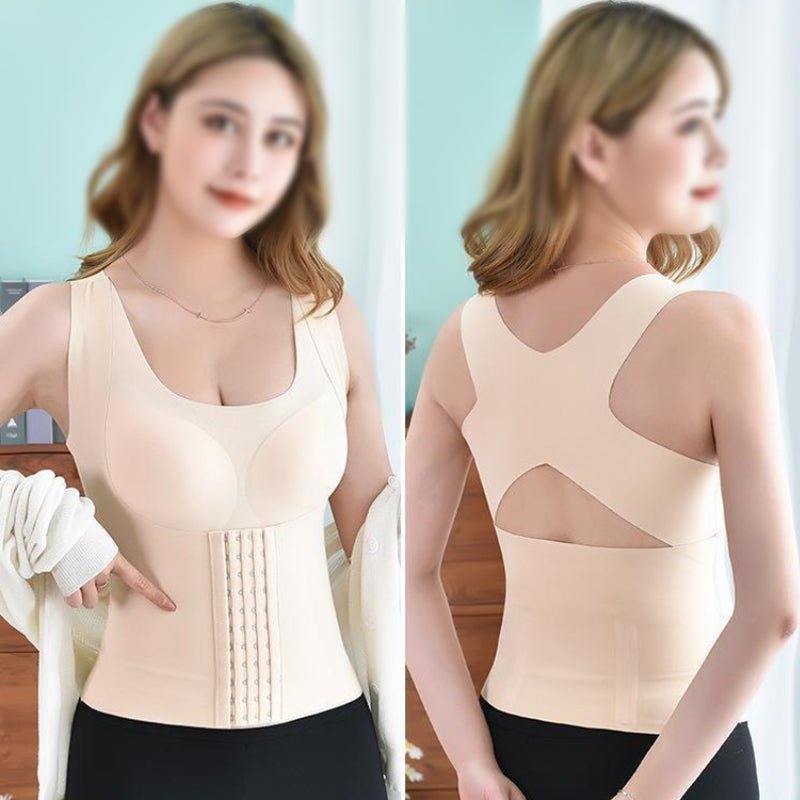 BowLift | 3-in-1 Waist Buttoned Bra Shapewear