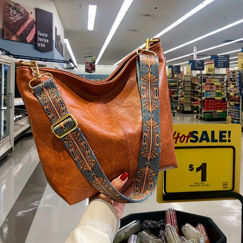 BowLift | CityPure PU Messengerbag – White Urban Shoulder Bag with Zipper