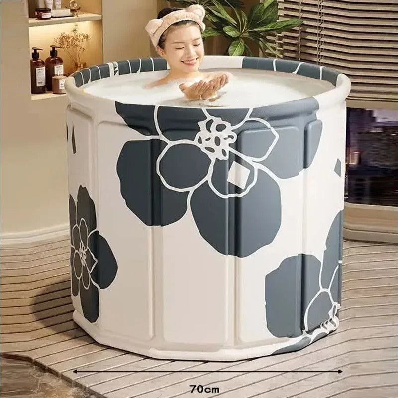 BowLift | FlexiBath Deluxe – Foldable Bath for Adults and Children with Heat Insulation
