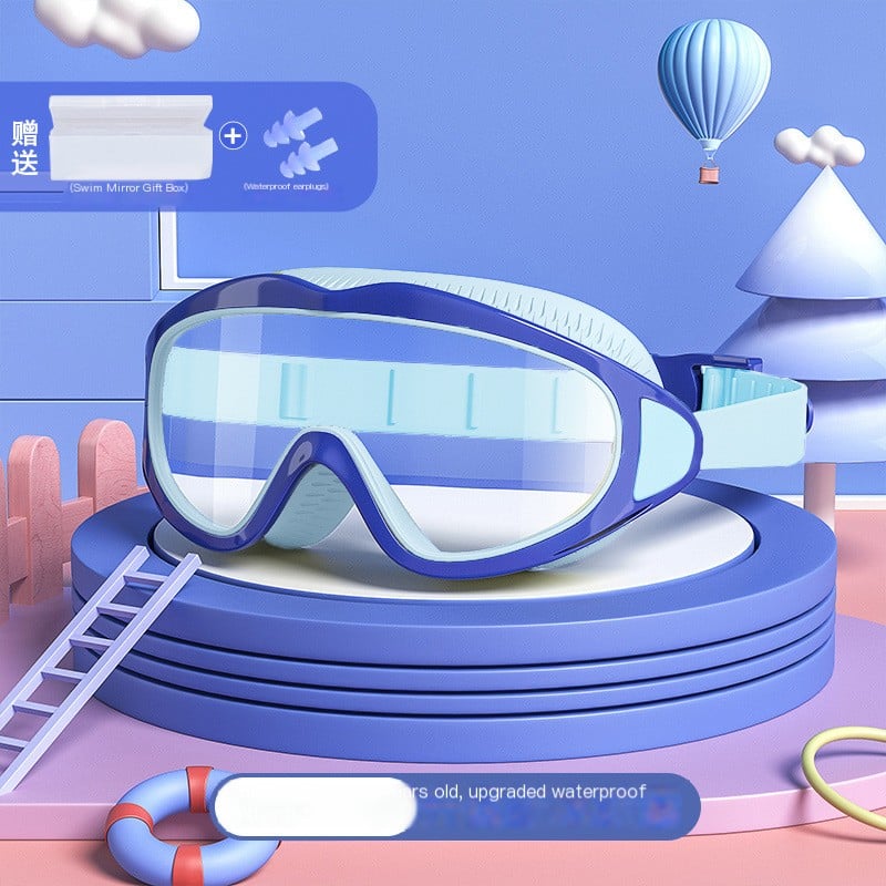 BowLift | HD children's large frame waterproof and anti-fog swimming goggles