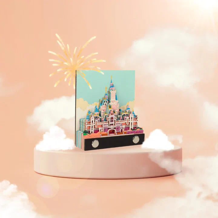 BowLift | 3D three-dimensional note paper carving model cartoon creative art gift