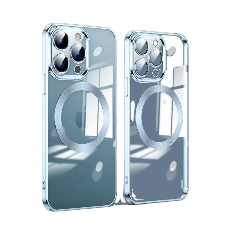 BowLift | Electroplating Wireless Magnetic Charging All-Inclusive Lens Case for iPhone