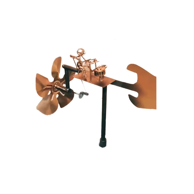 BowLift | Handmade Metal Drummer Windmill