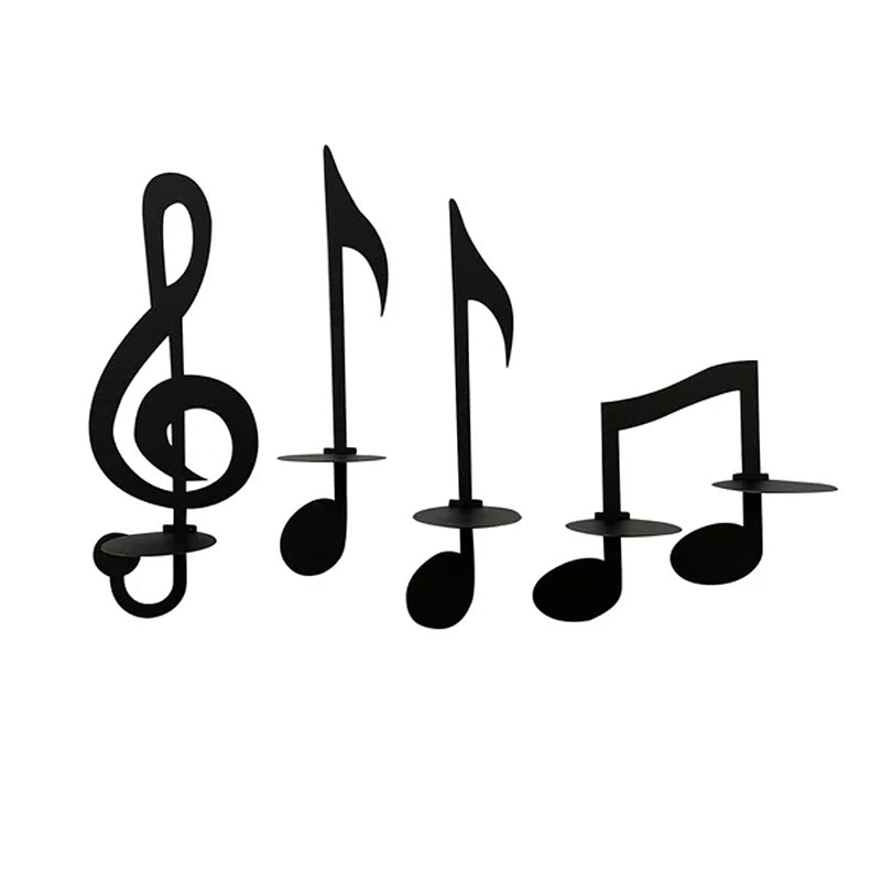 BowLift | Black Music Note Wall Sconce