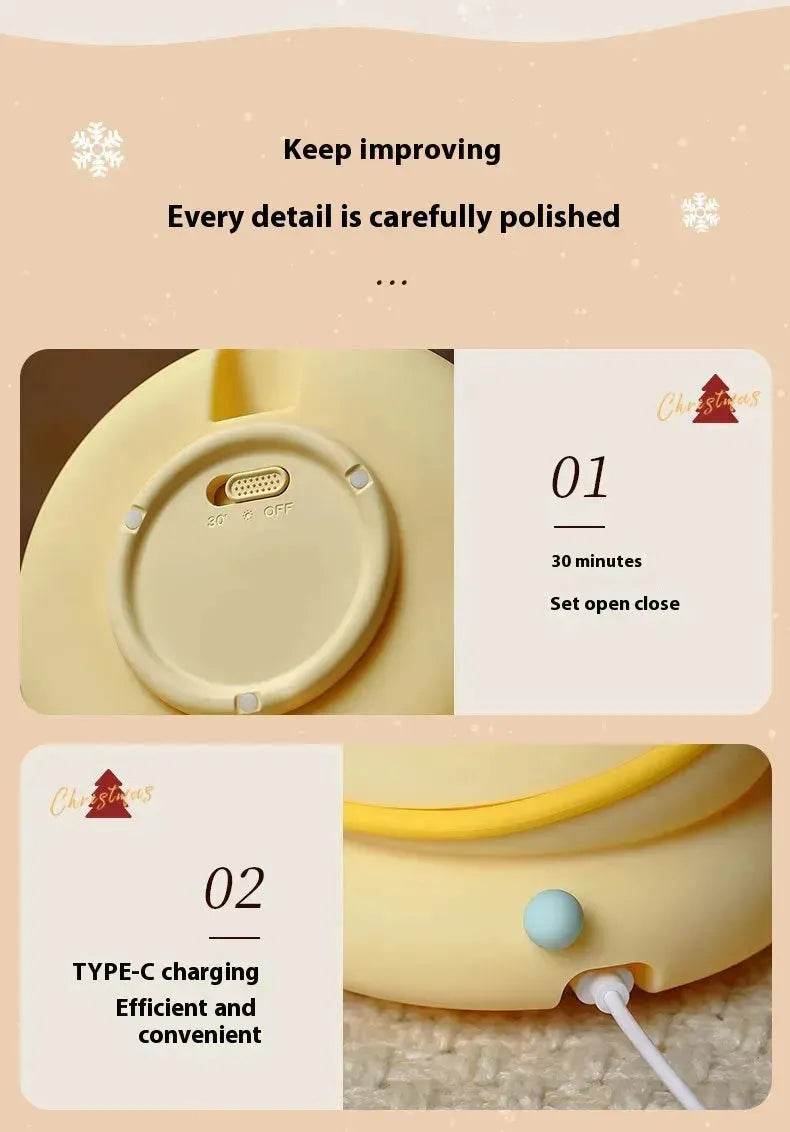 BowLift | Silicone Christmas Tree Night Lights USB Rechargeable Cute Cartoon Kid Birthday Gifts