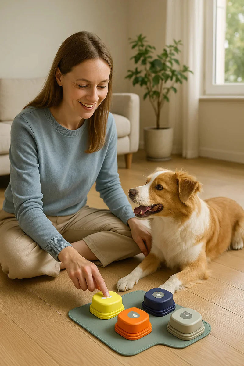 BowLift | BARKTALK – Interactive Voice Buttons for Dog Communication & Training