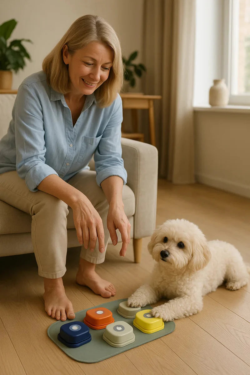 BowLift | BARKTALK – Interactive Voice Buttons for Dog Communication & Training