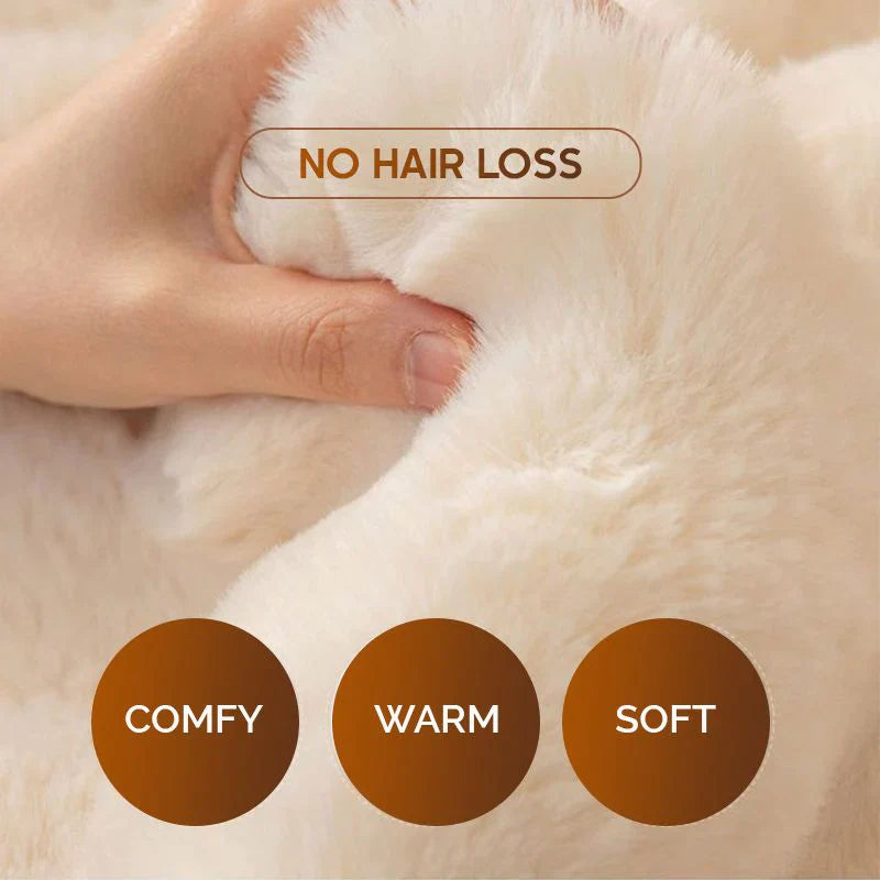 BowLift | thick rabbit plush sofa cover