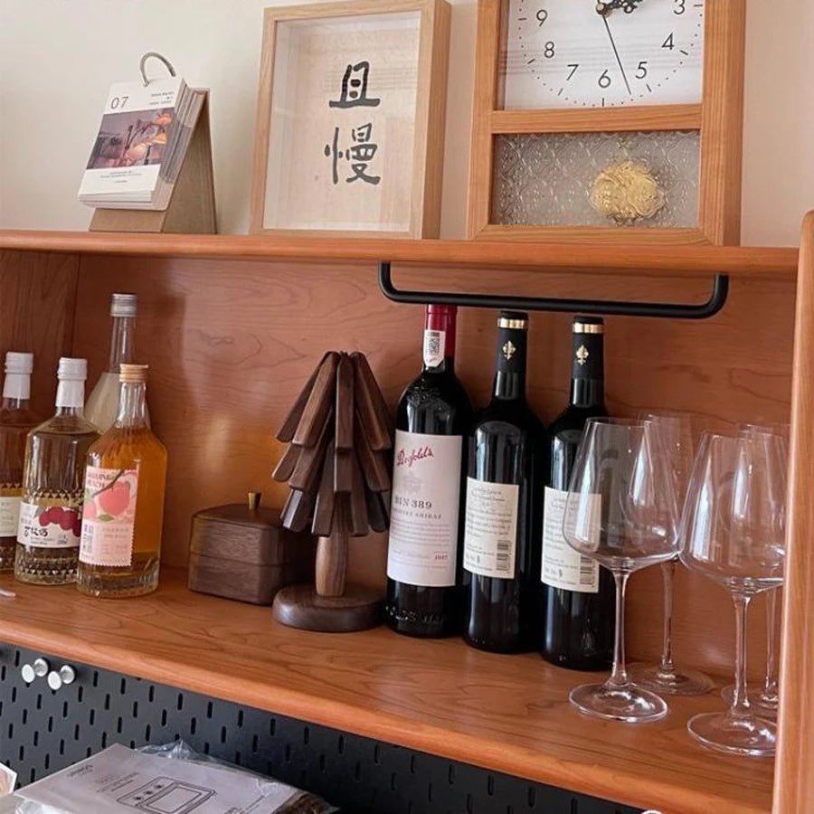 BowLift | Black Walnut Foldable Christmas Tree Wooden Coasters – Creative Heat-Resistant Pot Mats & Kitchen Décor Accessories