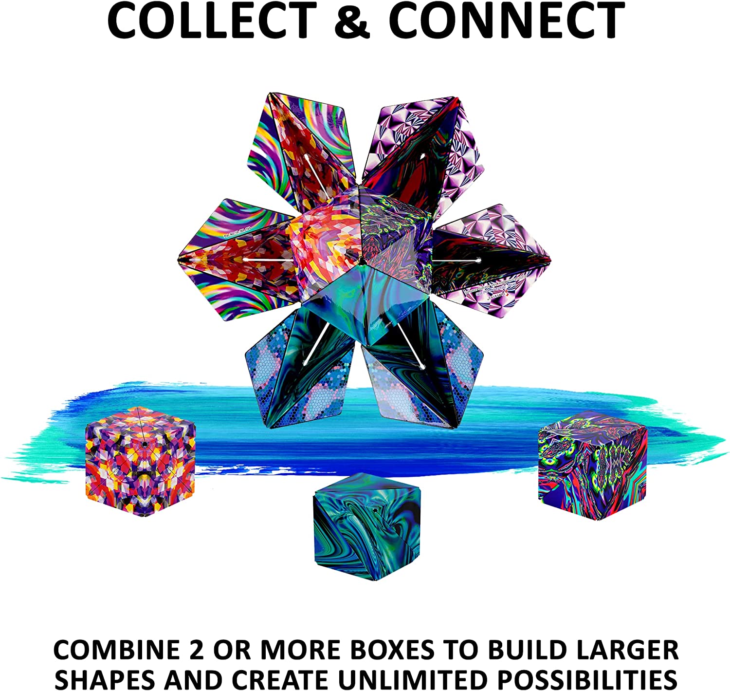 BowLift | FoldFun Shape Cube – Creative 3D Puzzle for Children and Adults