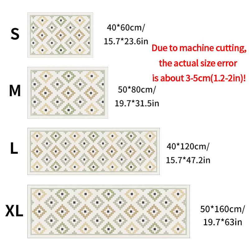 BowLift | Bohemian Style Geometric Non-Slip Kitchen Mat