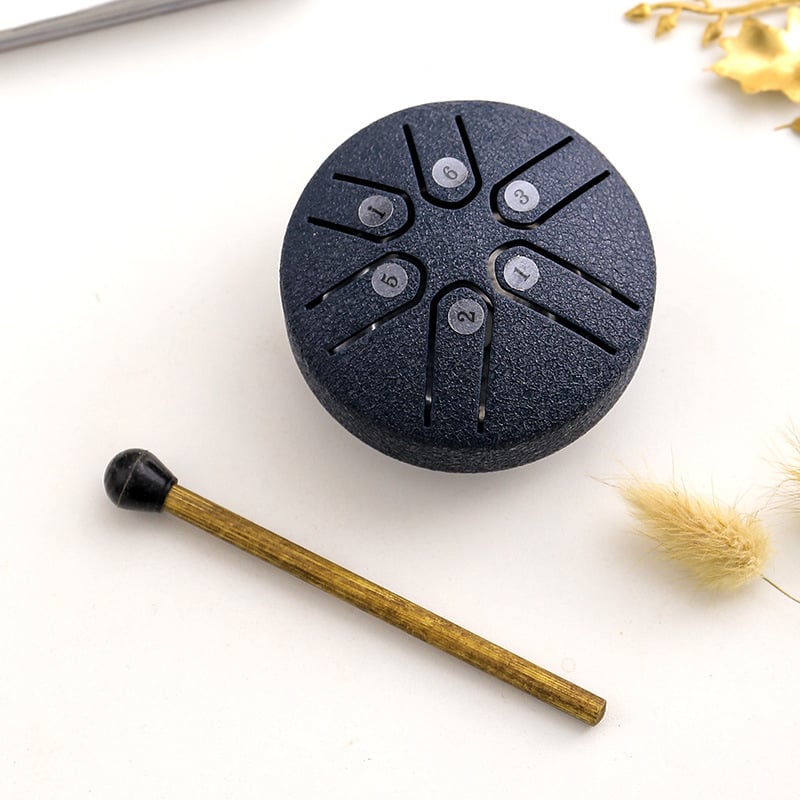 BowLift | BUDDHA STONES MINI STEEL TONGUE DRUM 3 INCH SOUND HEALING DRUM KIT
