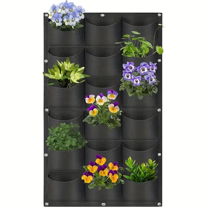 BowLift | Felt Plant Bag for Vertical Wall Mounting – Three-dimensional, Non-woven Plant Bag