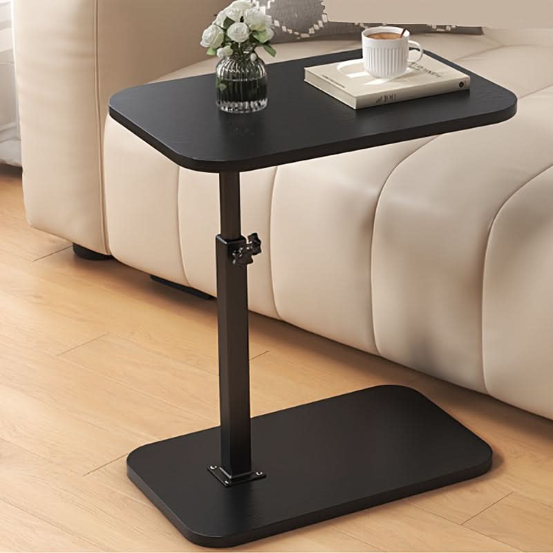 BowLift | Adjustable Side Table – Wood & Metal for Couch or Bed