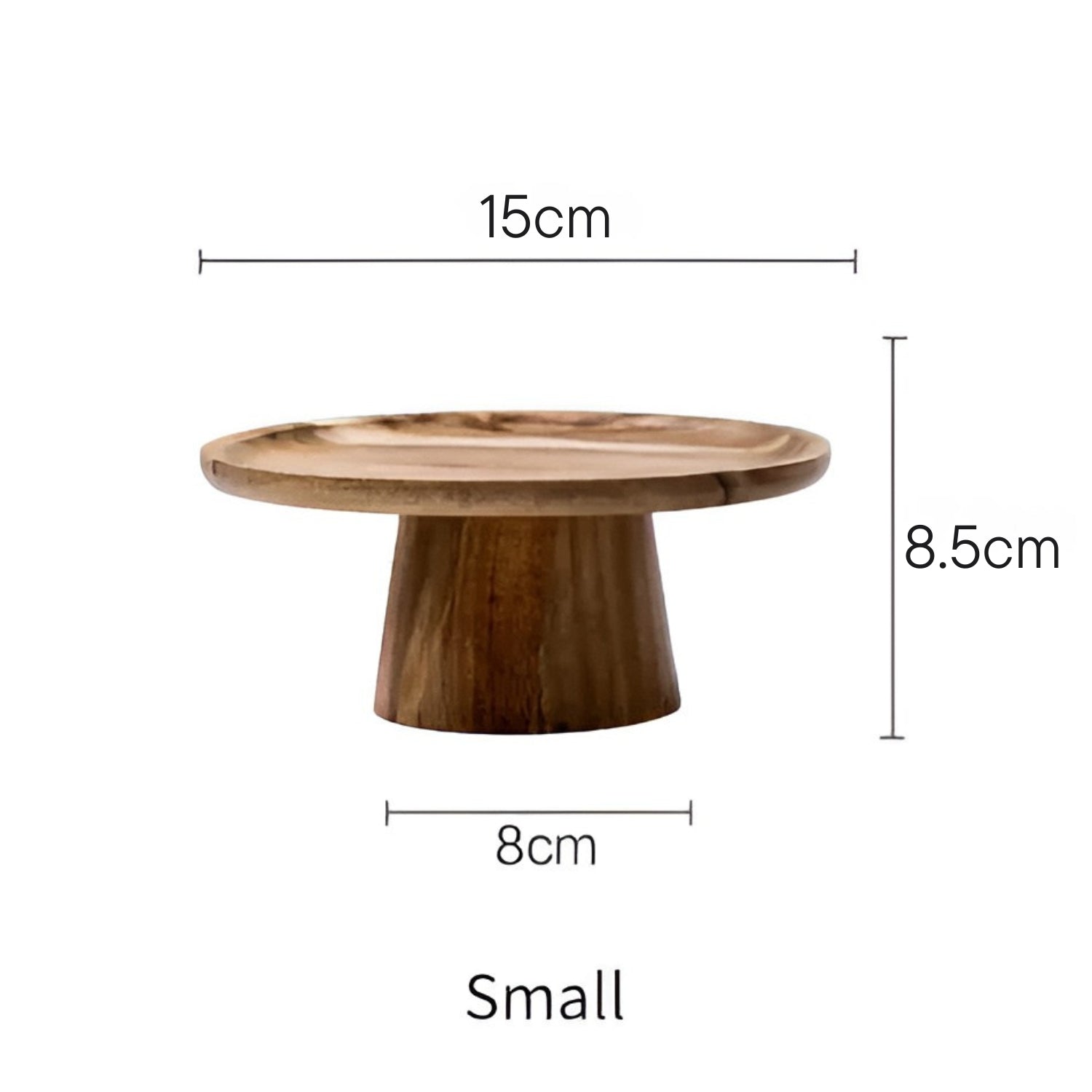 BowLift | High Stand Wooden Cake Plate