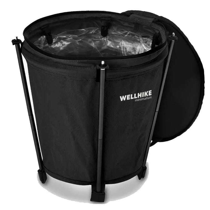 BowLift | Camptrash AM – Foldable Outdoor Trash Can with Waterproof Lining