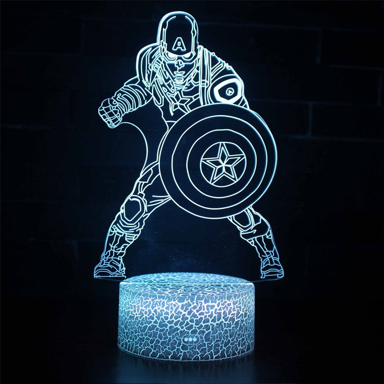 BowLift | 3D Lamp Marvel Captain America Battle