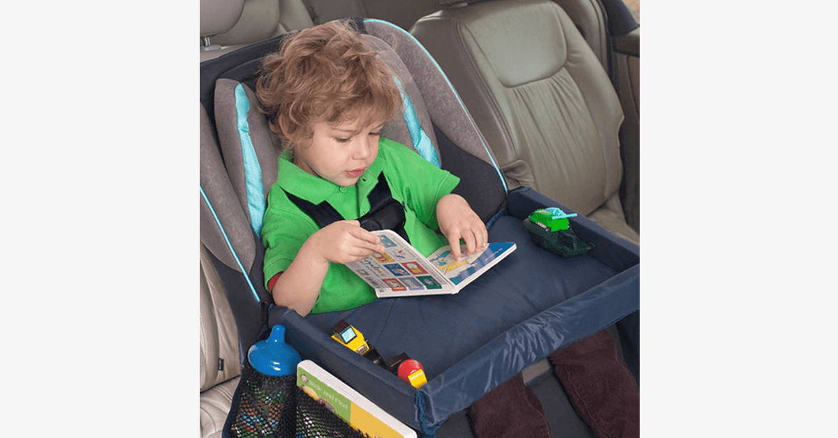 BowLift | Child car seat travel play tray - Safety at its best!