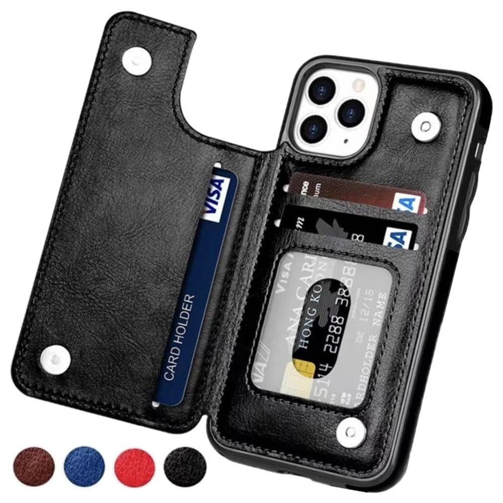 BowLift | CARDHOLD LEATHER – Elegant Smartphone Case with Card Slots