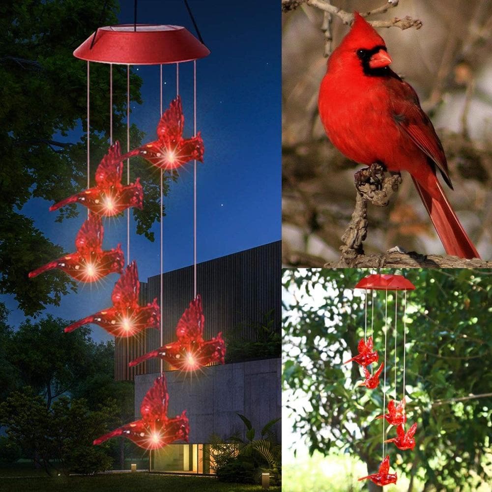 BowLift | CARDINAL Solar Wind Chime Light