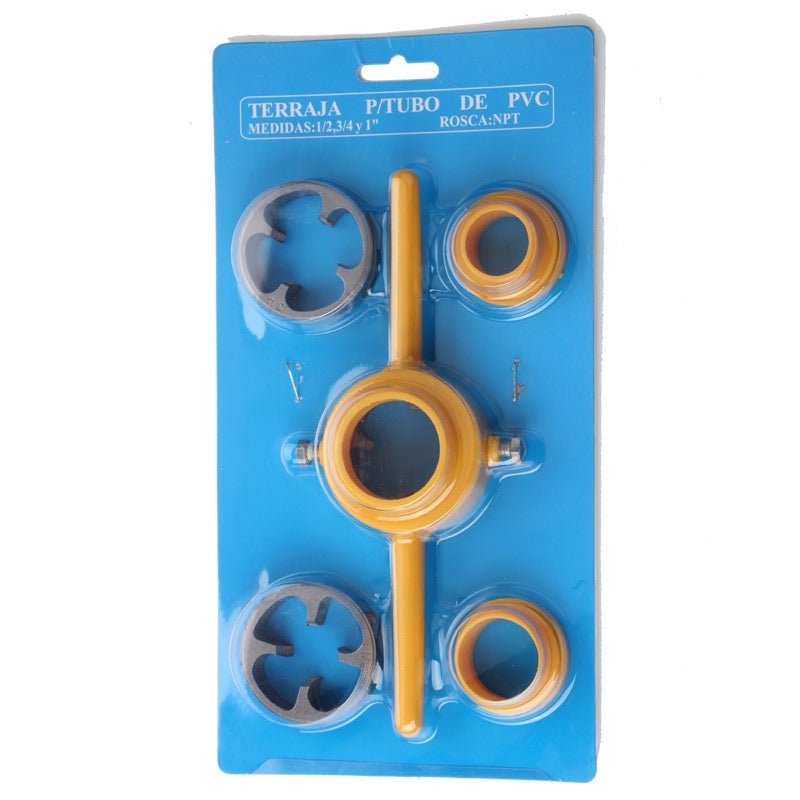 BowLift | 6-Piece Set Of Water Pipe Die Plastic Pipe Die Tap Wrench Set