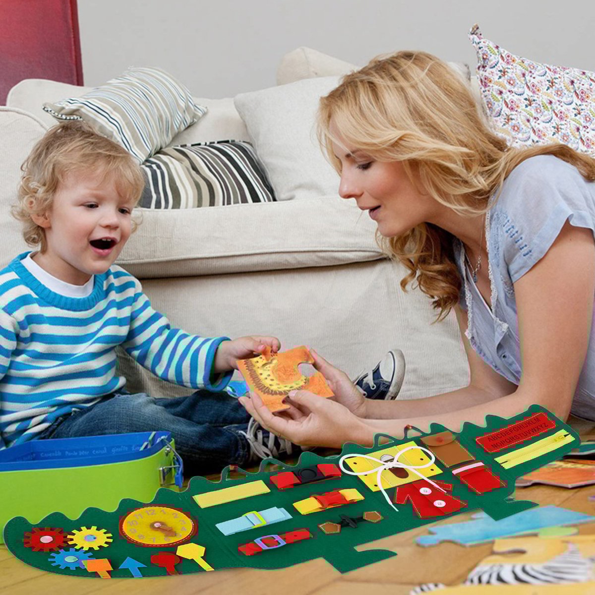 BowLift | Children's preschool crocodile felt