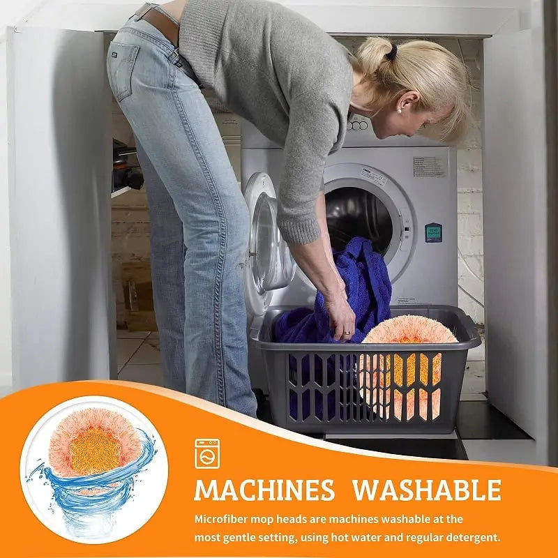 BowLift | 360° Redating microfiber mop with extendable handle