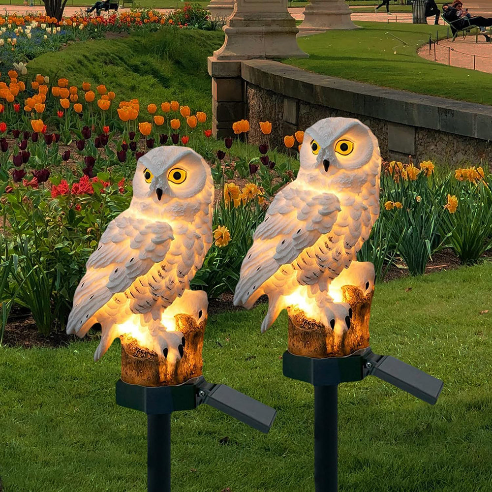 BowLift | Garden Light Solar Owl Outdoor LED Set