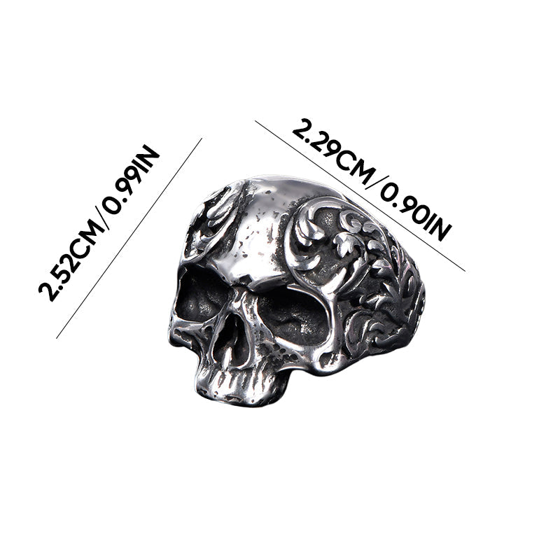 BowLift | Punk Style Titan Skull Ring