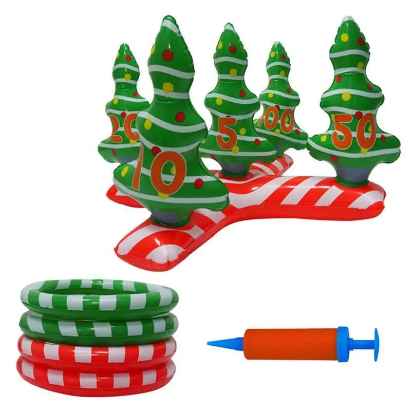 BowLift | Christmas Inflatable Sleeve Ring Toy– Fun & Creative Toss Christmas Party Toy for Kids and Group Gatherings