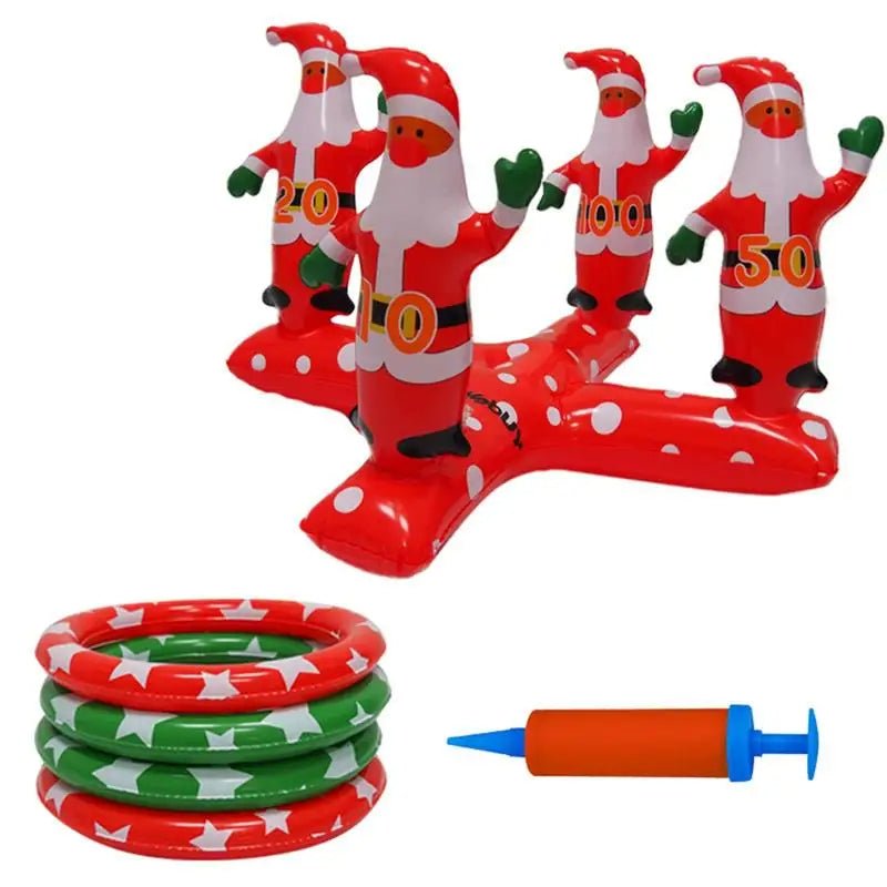 BowLift | Christmas Inflatable Sleeve Ring Toy– Fun & Creative Toss Christmas Party Toy for Kids and Group Gatherings