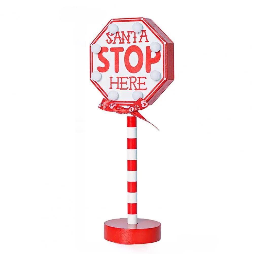 BowLift | Christmas LED Wooden Desktop Sign Lights – Create a Festive Atmosphere for Your Holiday Celebrations