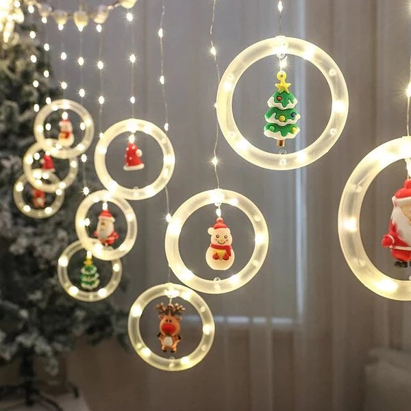 BowLift | Christmas Lights LED Holiday Light - LED Light Fairy Curtain String Lights