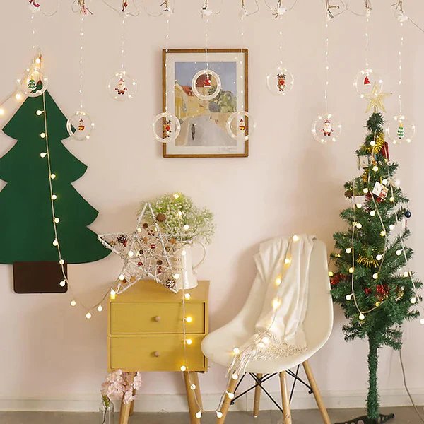 BowLift | Christmas Lights LED Holiday Light - LED Light Fairy Curtain String Lights