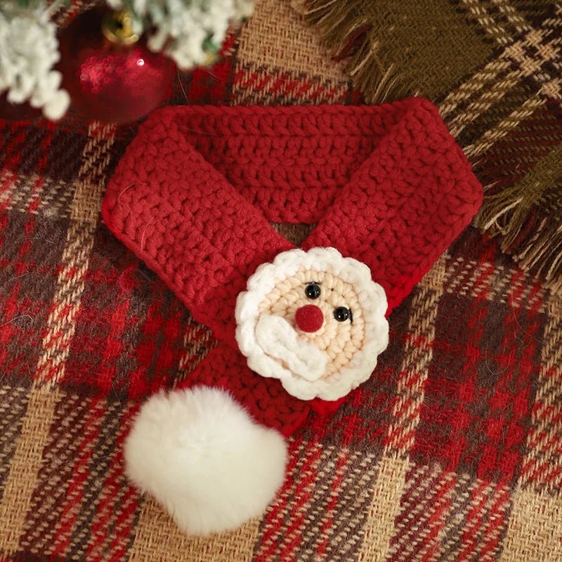 BowLift | Christmas Pet Scarf & Hat – Adorable Red Scarf for Kittens & Puppies, Perfect Holiday Gift & Festive Accessory