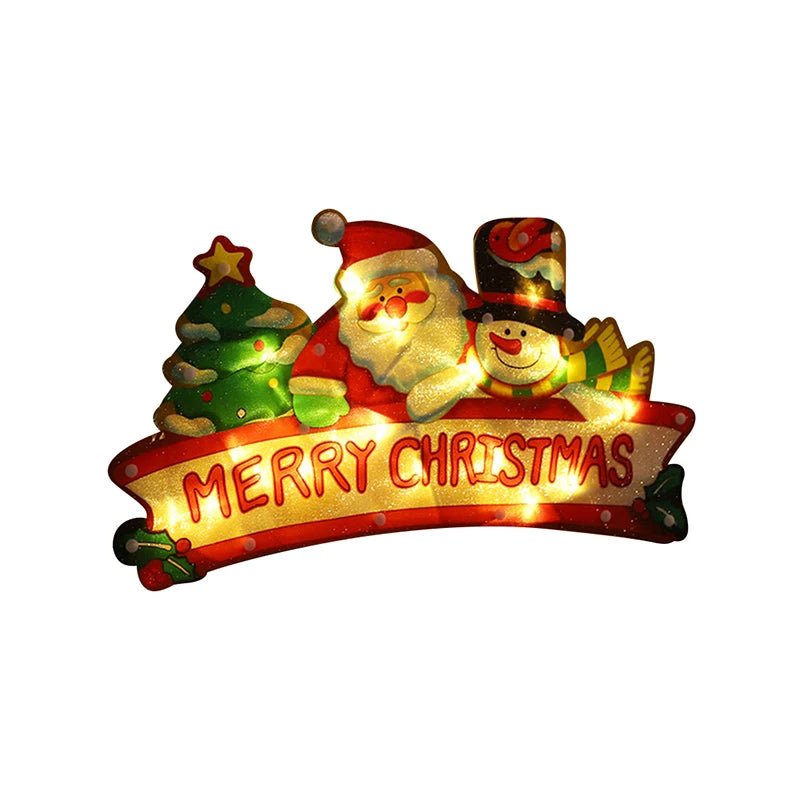 BowLift | Christmas Window Hanging Lights - Battery Operated Christmas Lighted Decorations