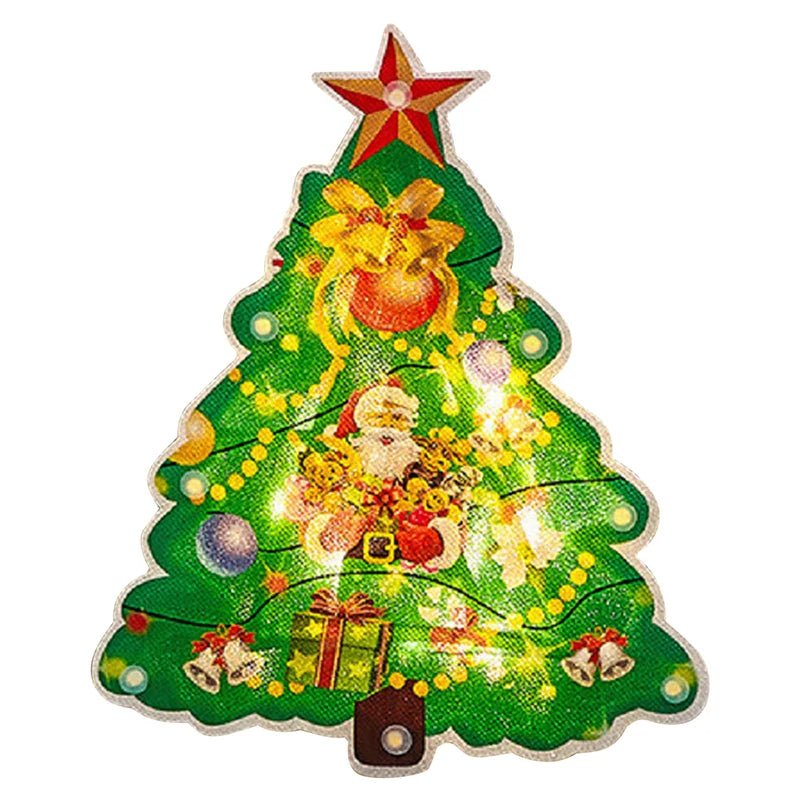 BowLift | Christmas Window Hanging Lights - Battery Operated Christmas Lighted Decorations