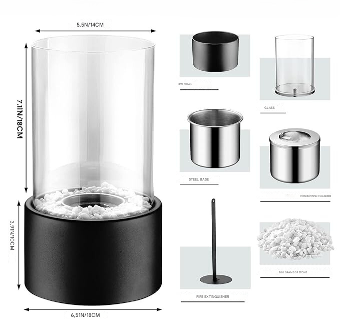 BowLift | Classic Oil Lamp with Open Flame - Lumora