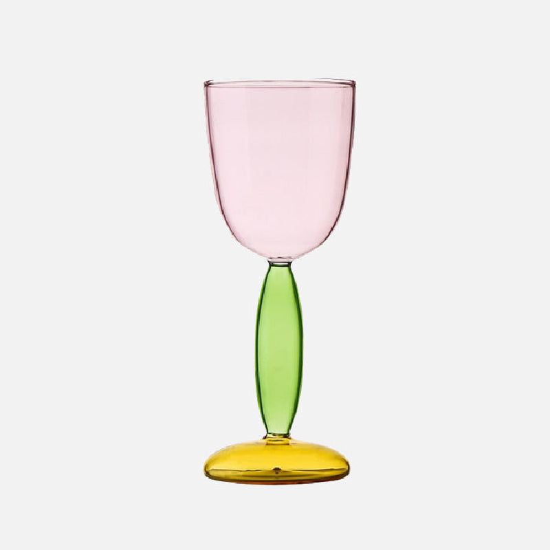 BowLift | Chalice and carafe made of colored glass by Phillips