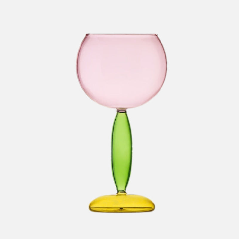 BowLift | Chalice and carafe made of colored glass by Phillips
