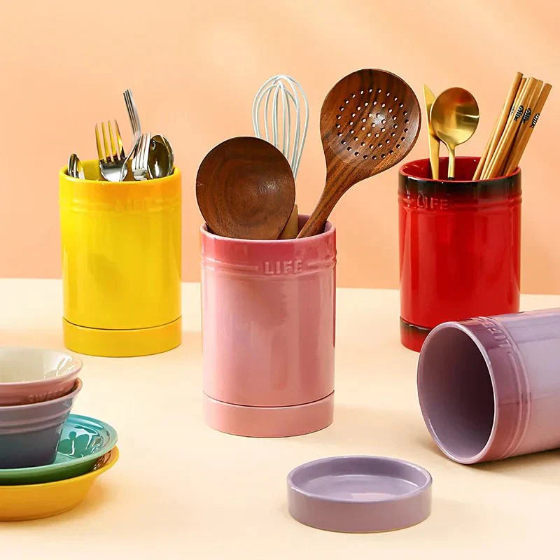 BowLift | Colorful Kitchen Utensil Organizer made of Ceramic