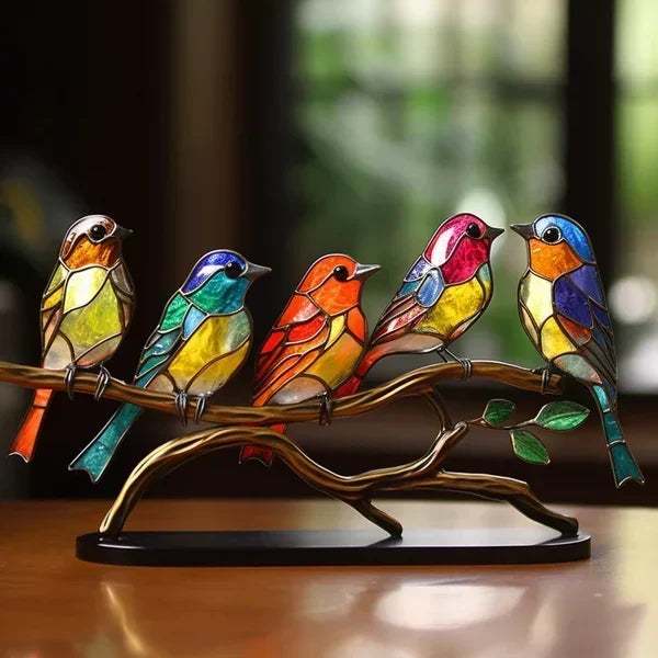 BowLift | Coloured Glass Birds for Chic Interior Design - ChicGlass Birds