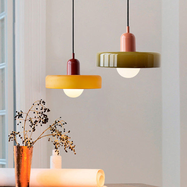 BowLift | Colourful Pendant Lamp in Bauhaus Style - StiloGlas
