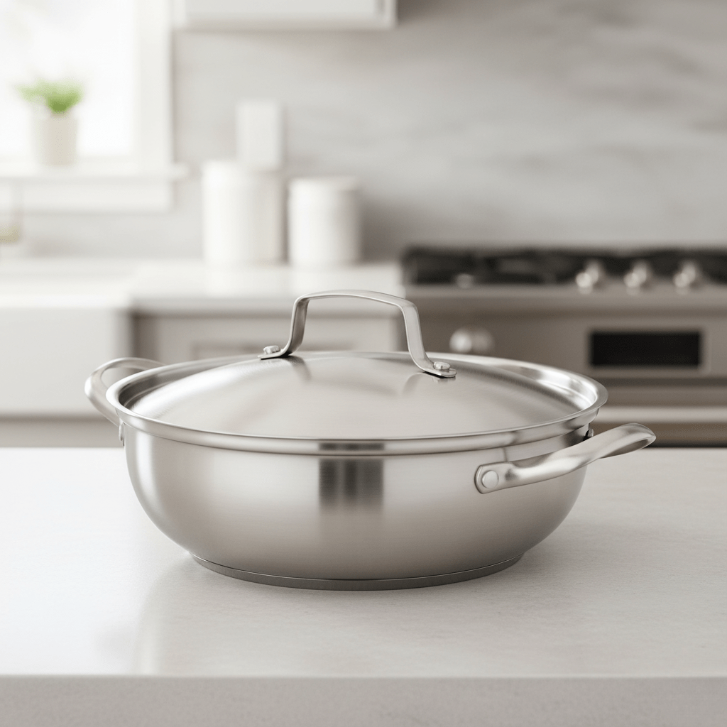 BowLift | CookSphere – Premium 26 cm Stainless Pot for All Heat Sources