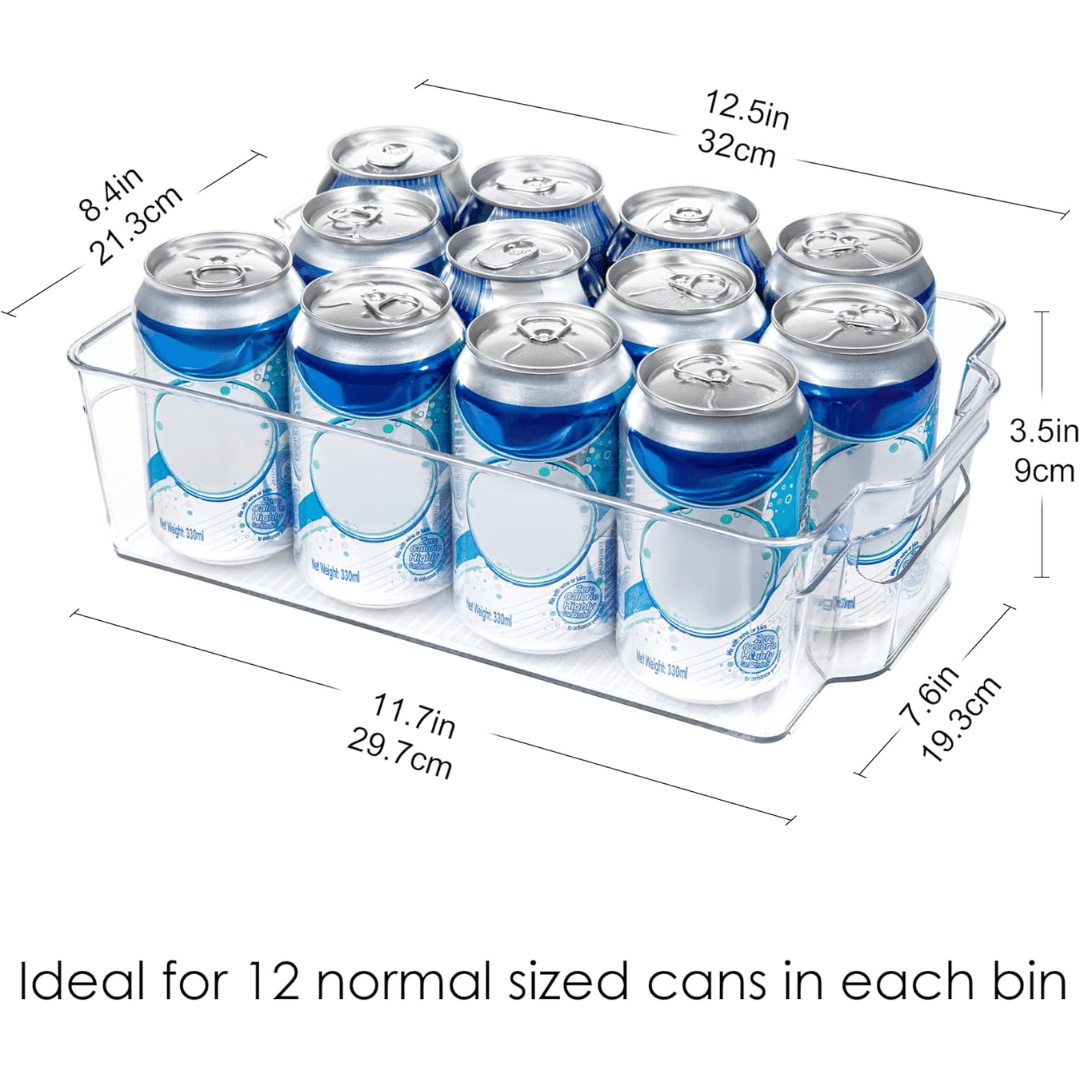 BowLift | COOLORGANIZE – Transparent Refrigerator Storage Bins for Clutter-Free Kitchen