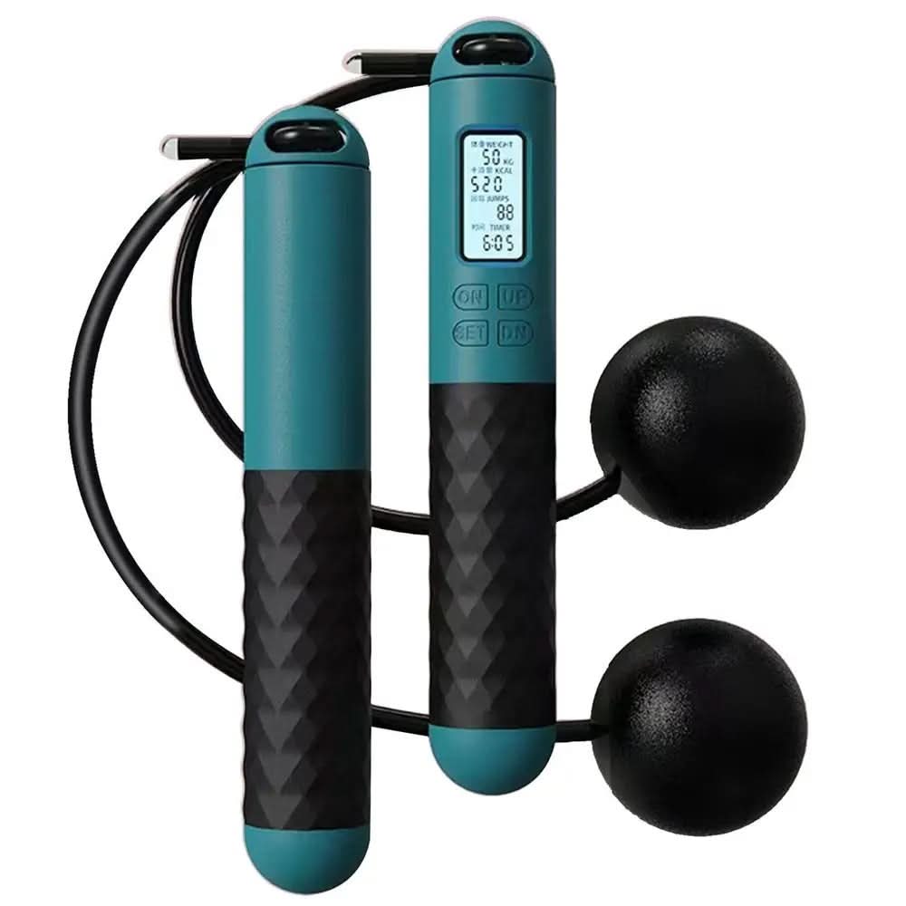 BowLift | Cordless Digital Skipping Rope with Weighted Handles