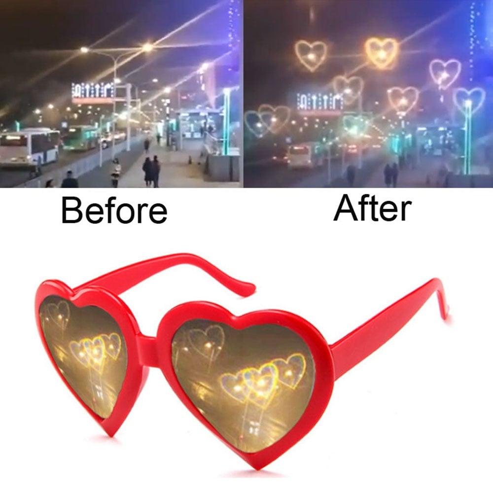 BowLift | Heart-shaped diffractive glasses