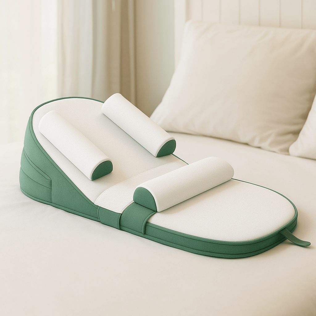 BowLift | CozyCradle Pillow – Side Sleeper Support with Anti-Reflux Incline for Newborns